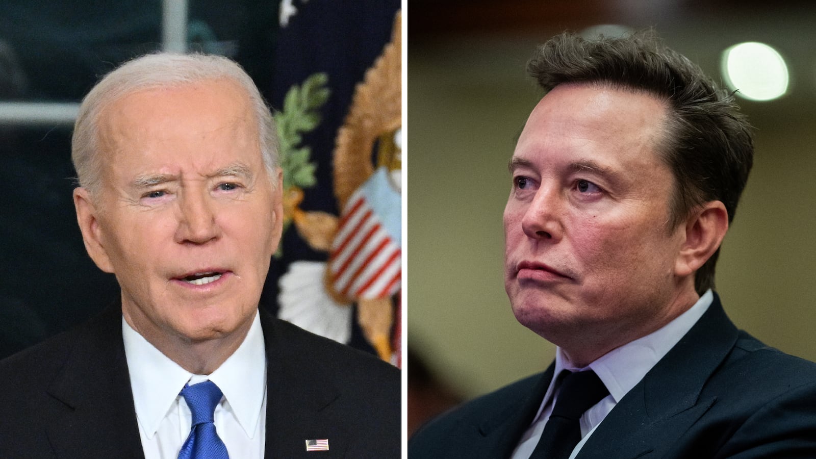 Joe Biden and Elon Musk.