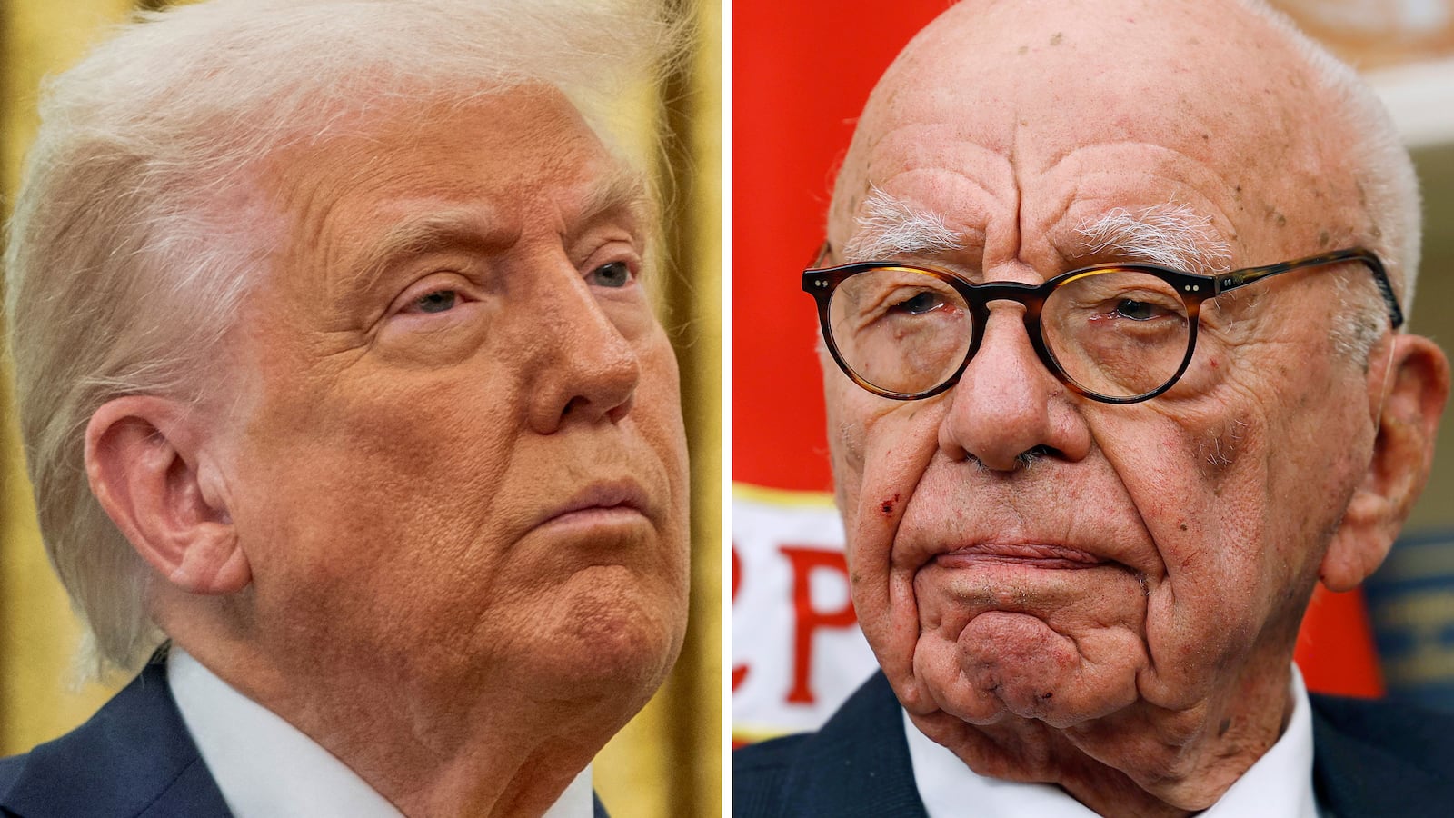 Donald Trump and Rupert Murdoch