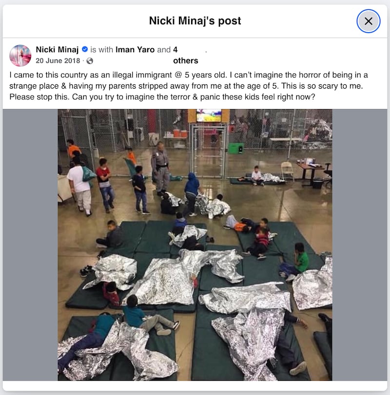 Nicki Minaj on Facebook