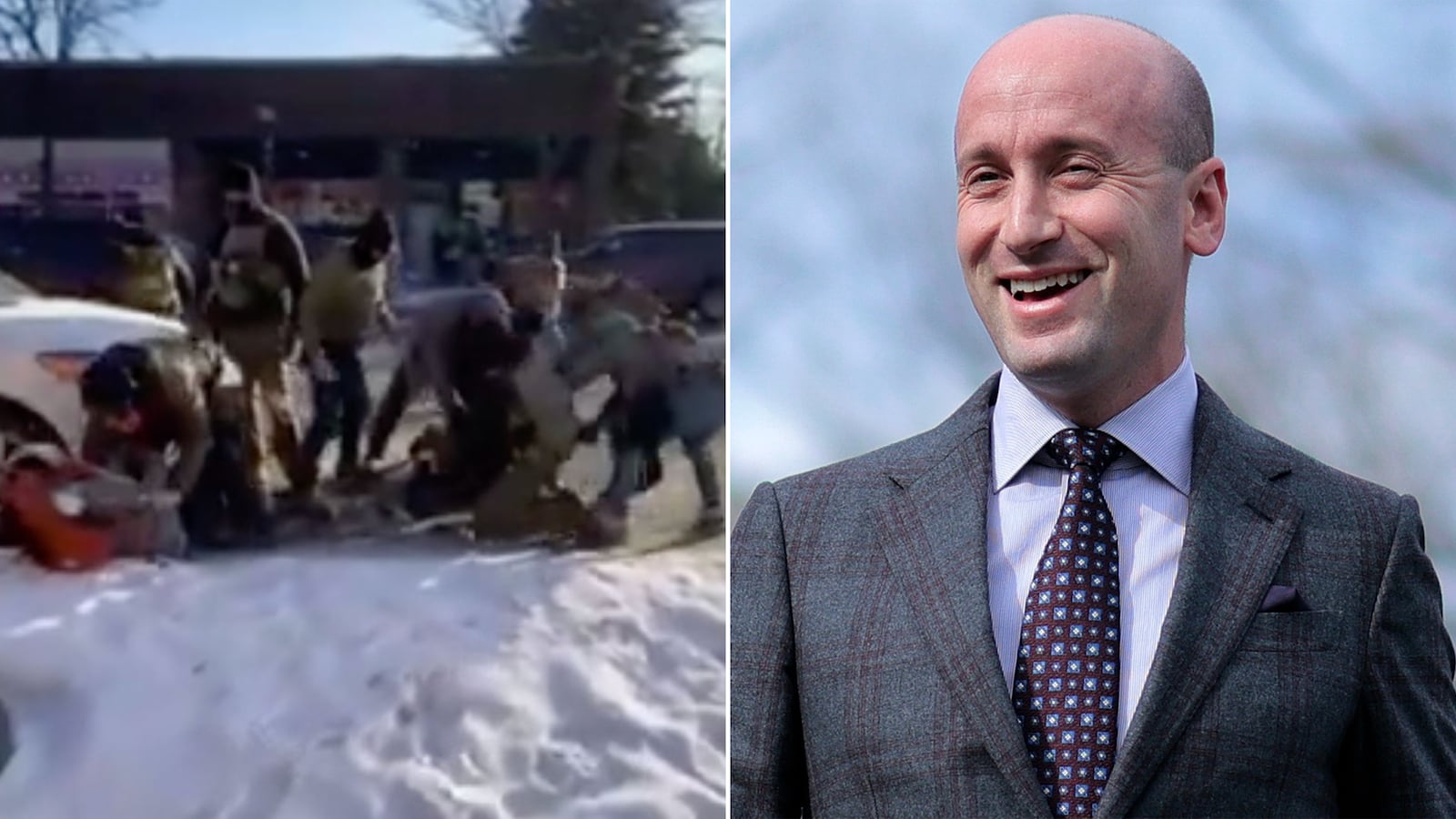 Stephen Miller, ICE shooting