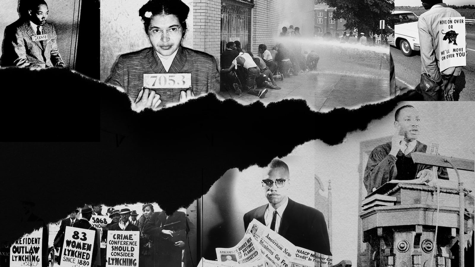 Illustration of civil rights leaders