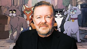 Ricky Gervais and Alley Cats.