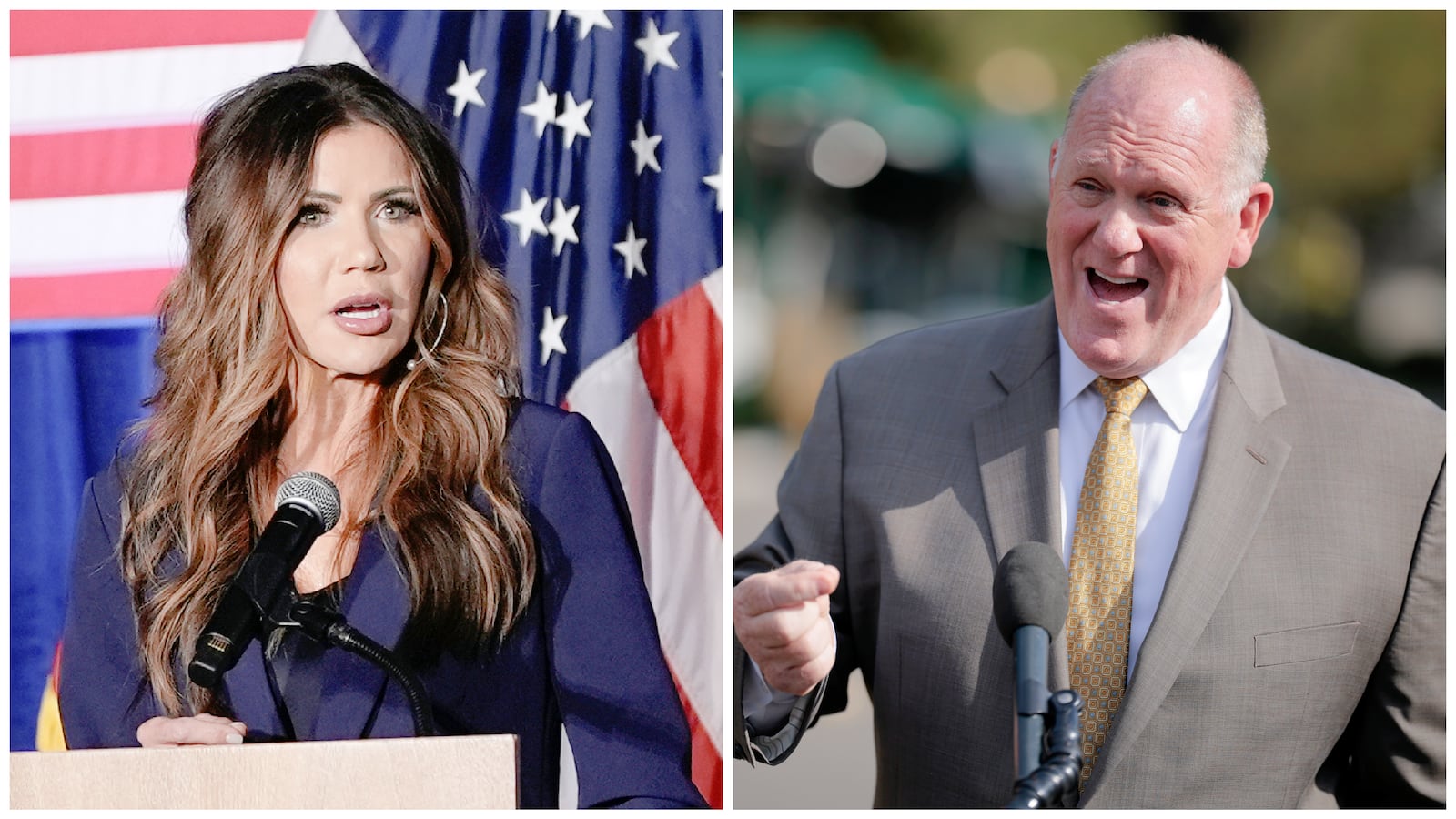 Noem and Homan split