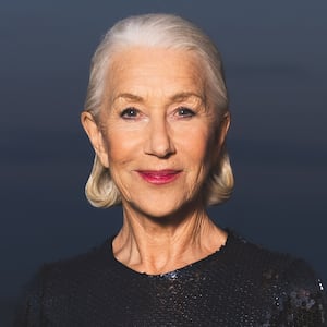Helen Mirren attends Lights On Women's Worth at Plage Des Palmes on May 24, 2024 in Cannes, France.