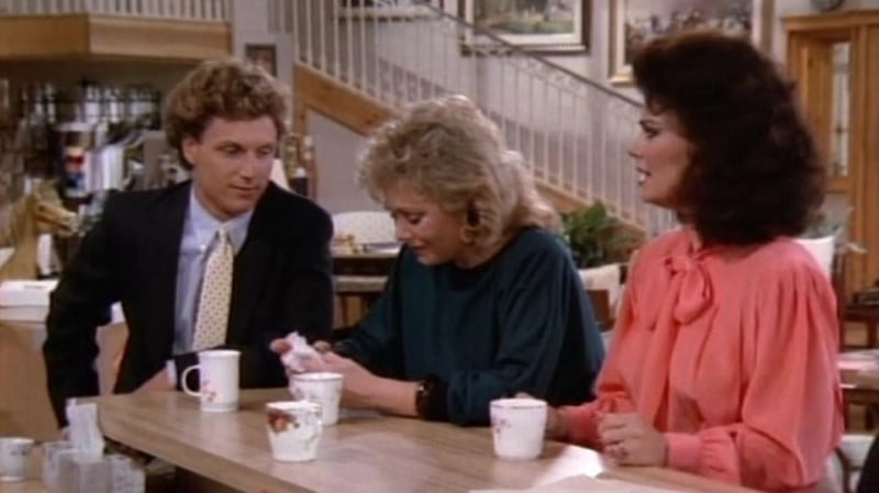 Tony Goldwyn, Jean Smart, and Delta Burke on 'Designing Women'