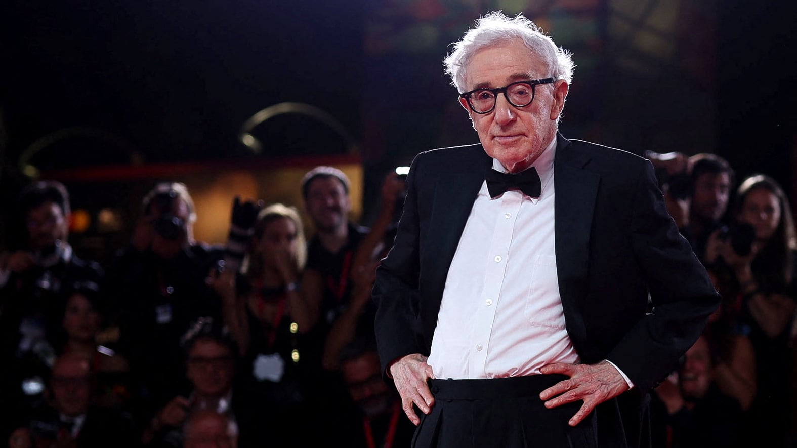 Director Woody Allen at the 80th Venice Film Festival.