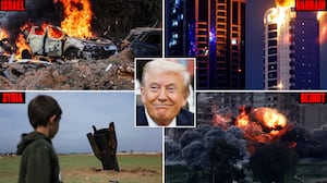 Donald Trump, Israel, Bahrain, Syria, Beirut composite