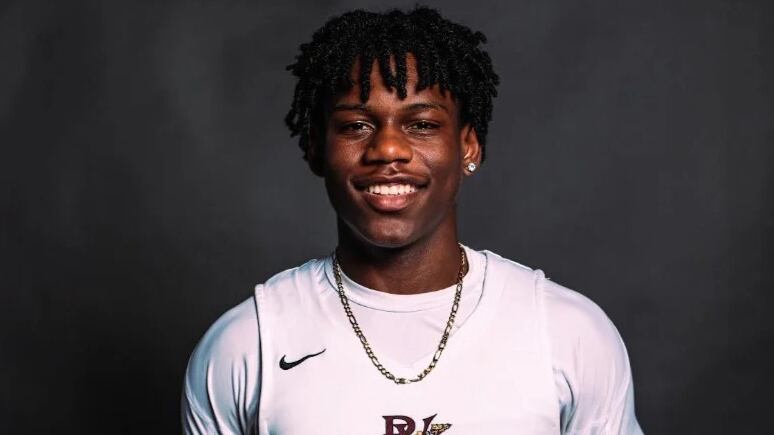 High school basketball player Caleb White.