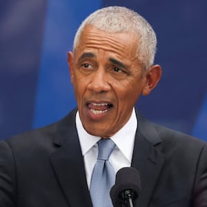 Former President Barack Obama speaks during the dedication ceremony for the opening of the Obama Presidential Center in Chicago, Illinois, U.S., June 18, 2026.
