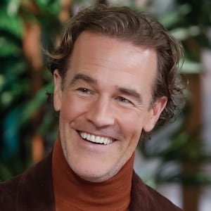 James Van Der Beek during a taping of “The View” from December 4th, 2024.