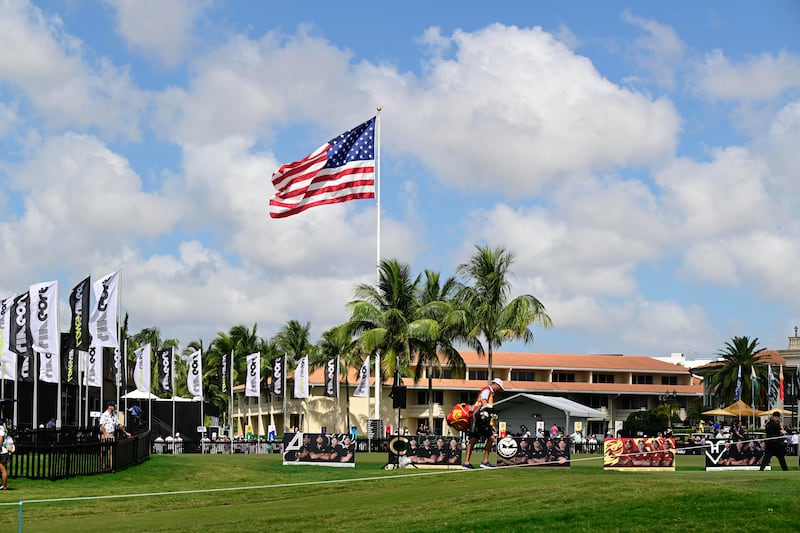 Trump's picturesque Doral golf club in April 2025.
