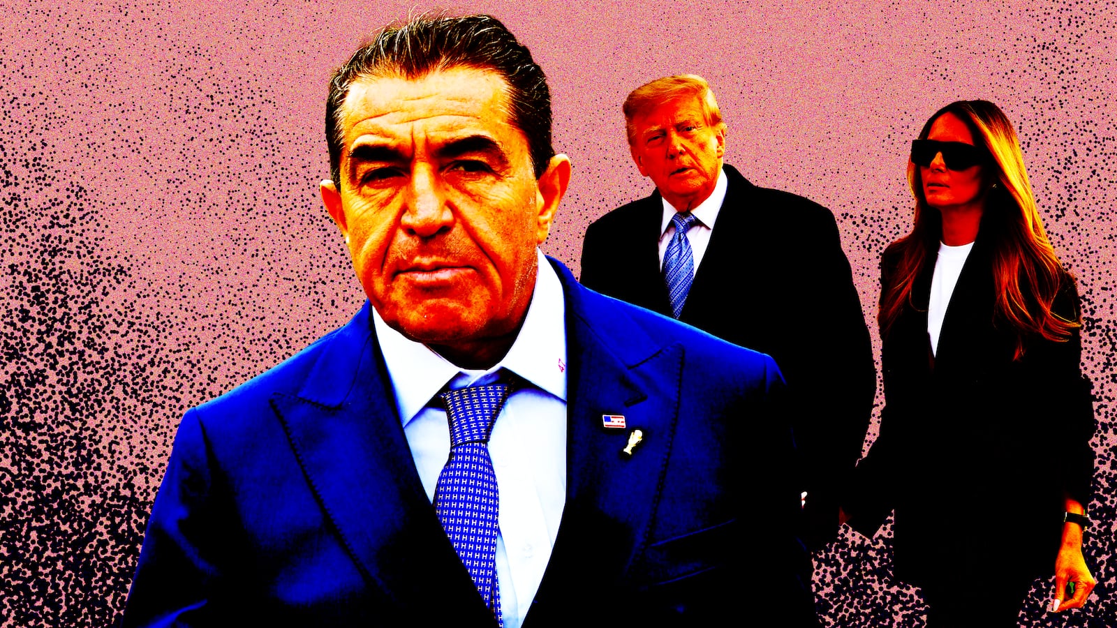 Paolo Zampolli, Donald Trump, Melania Trump