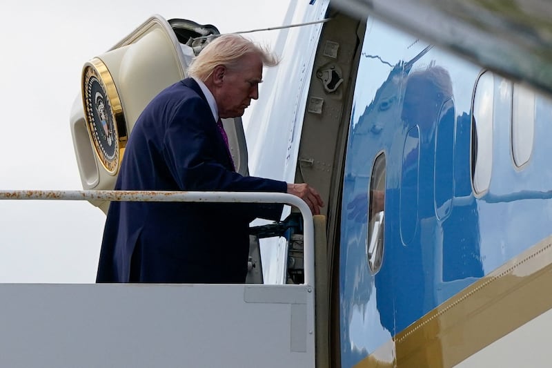 Donald Trump air force one