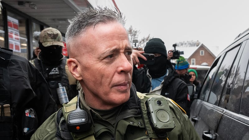 Border Patrol commander Gregory Bovino hits the streets amid mounting violence in a major immigration crackdown in Minneapolis early this year.