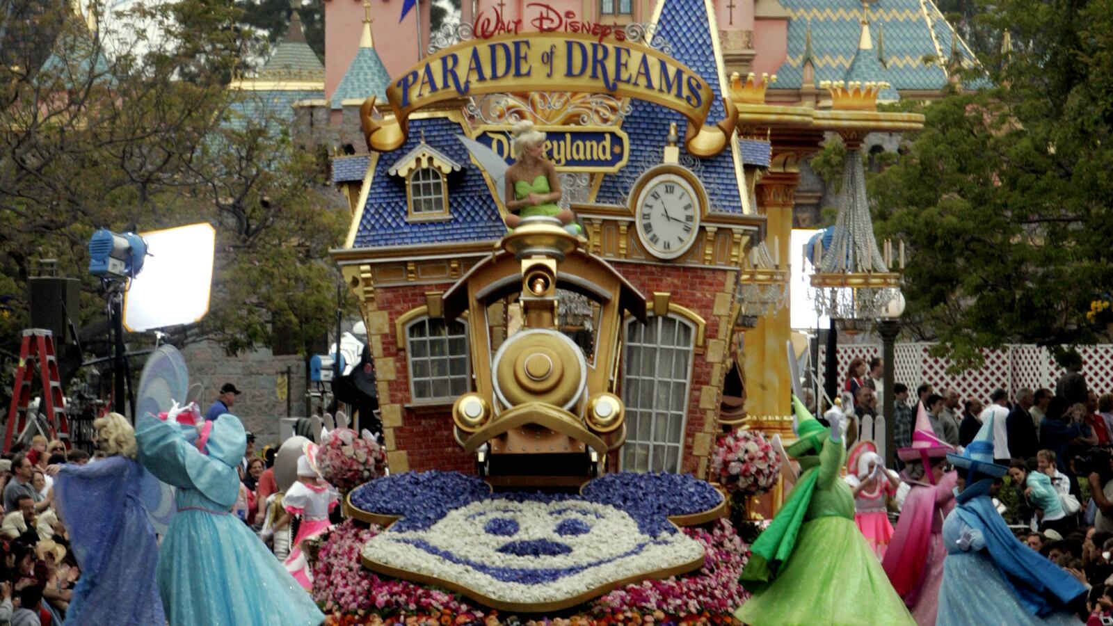 Micky Mouse display at Disneyland.