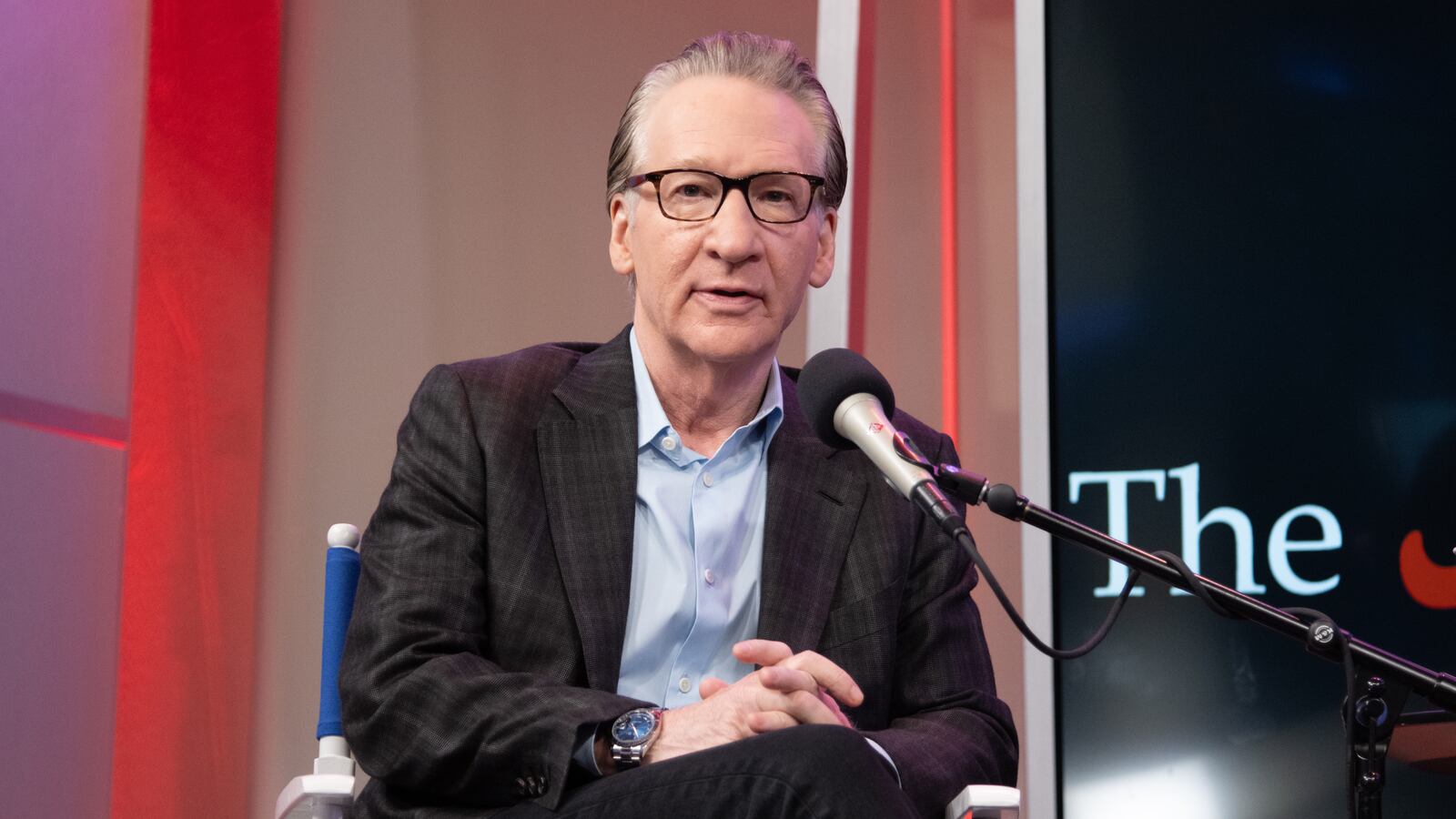 Bill Maher visits The Megyn Kelly Show at the SiriusXM Studios on May 20, 2024 in New York City.