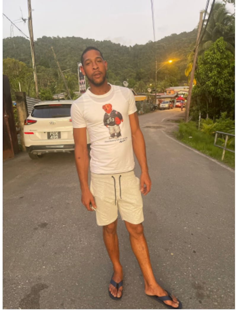 Chad Joseph stands in a road.