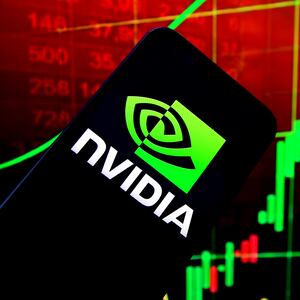 FRANCE - 2025/08/27: In this photo illustration, the Nvidia logo a company specializing in artificial intelligence is displayed on a smartphone. (Photo Illustration by Romain Doucelin/SOPA Images/LightRocket via Getty Images)
