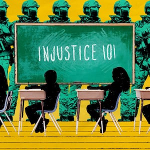 ICE is snatching children from school.