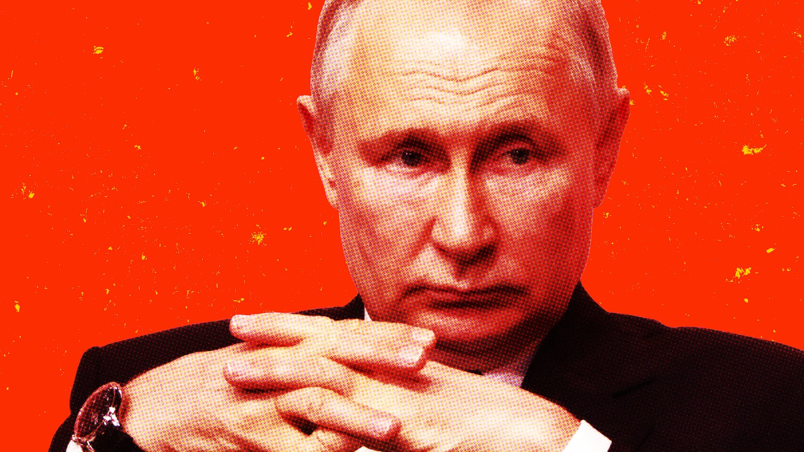 A photo illustration of Russian President Vladimir Putin.