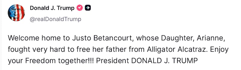 Donald Trump posts on Truth Social after CNN report.