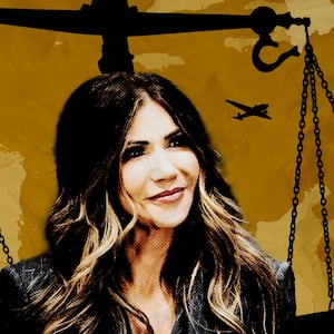 Kristi Noem and the deportation flights.