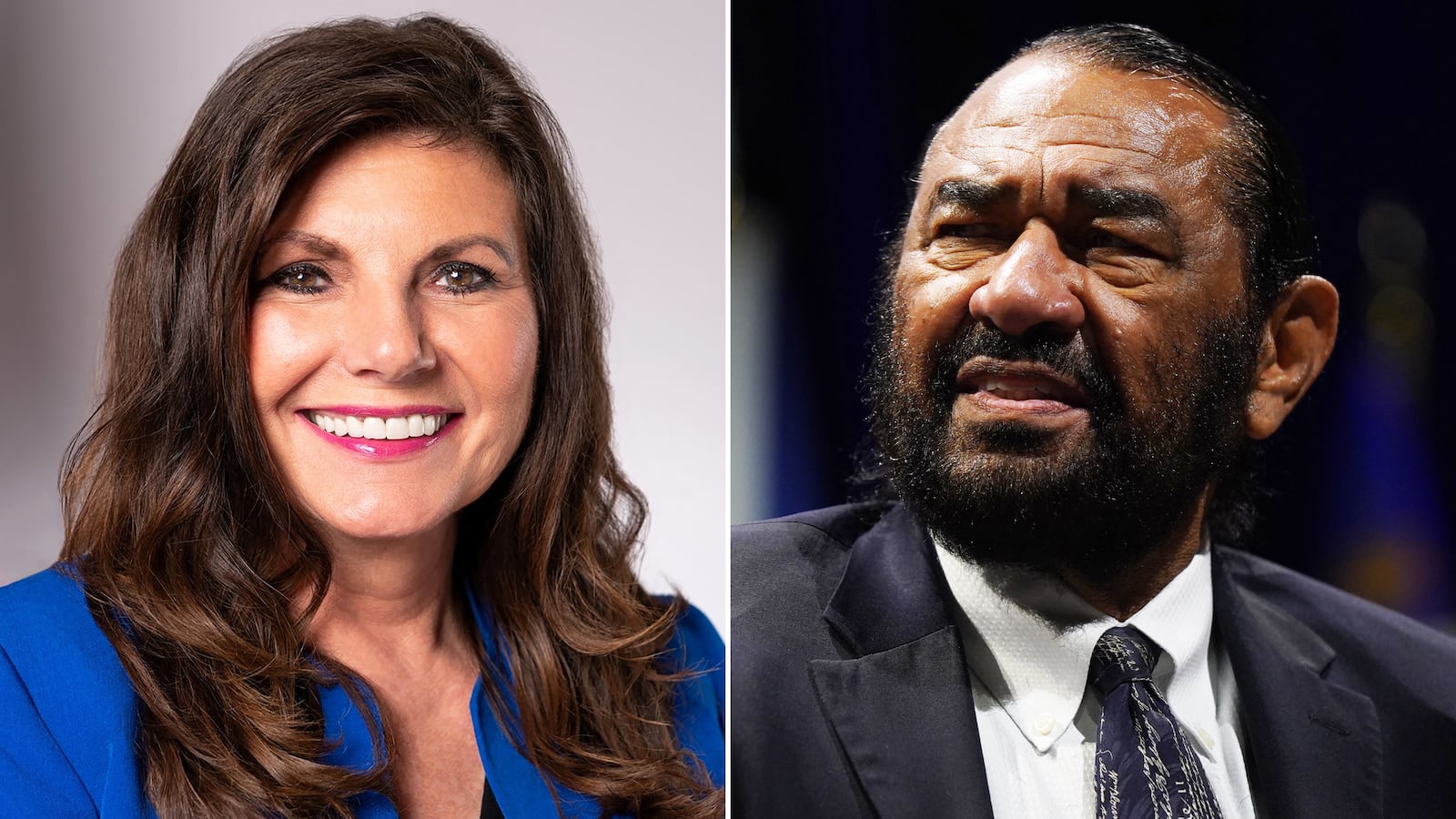 Rep. Diana Harshbarger and Rep. Al Green.