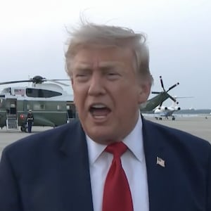 Trump at Joint Base Andrews