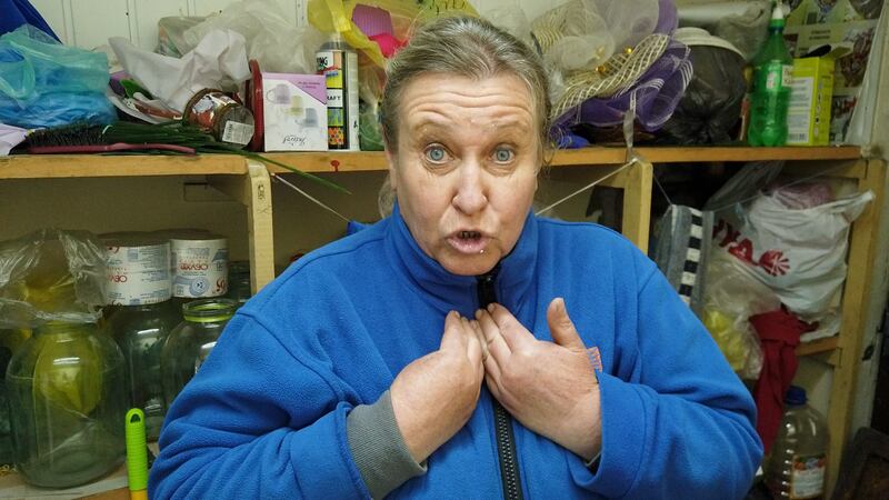 Zhenya voices her frustration at U.S. President Donald Trump.