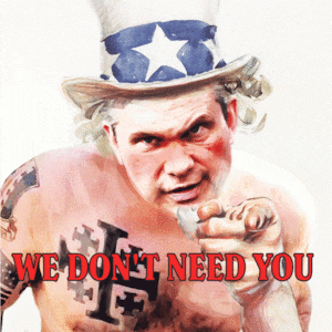 Pete Hegseth as Uncle Sam