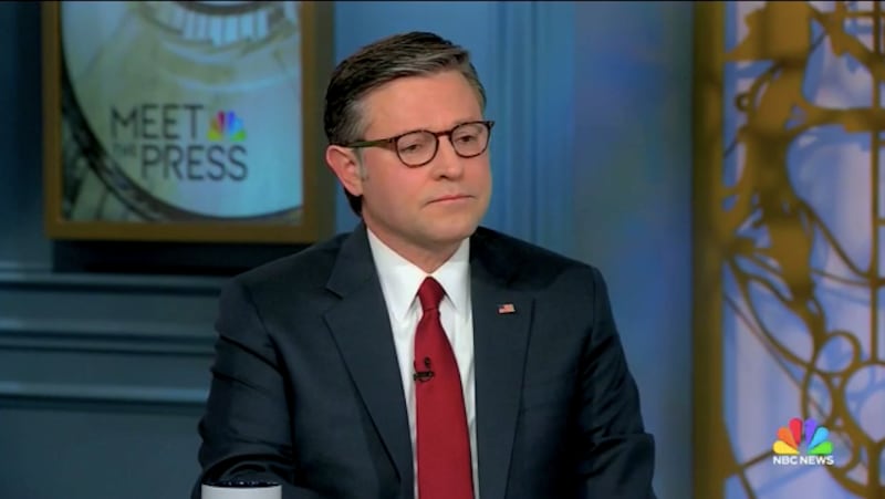 Mike Johnson on Meet the Press with Kristen Welker