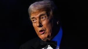 WASHINGTON, DC - SEPTEMBER 20: U.S. President Donald Trump speaks with reporters before departing from the South Lawn of the White House in Marine One on September 20, 2025 in Washington, DC. President Trump is heading to Mount Vernon, Virginia to deliver a speech at the American Cornerstone Institute Founders Dinner. (Photo by Samuel Corum/Getty Images)