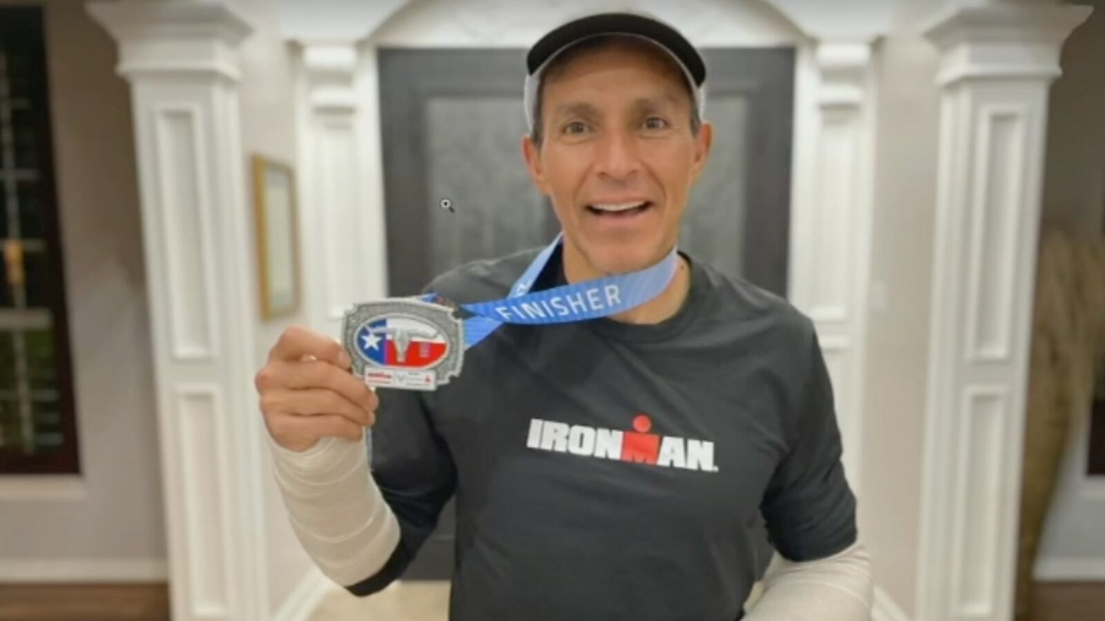 ABC-13 Ex-Anchor Art Rascon Breaks Both Wrists and Still Finishes Ironman