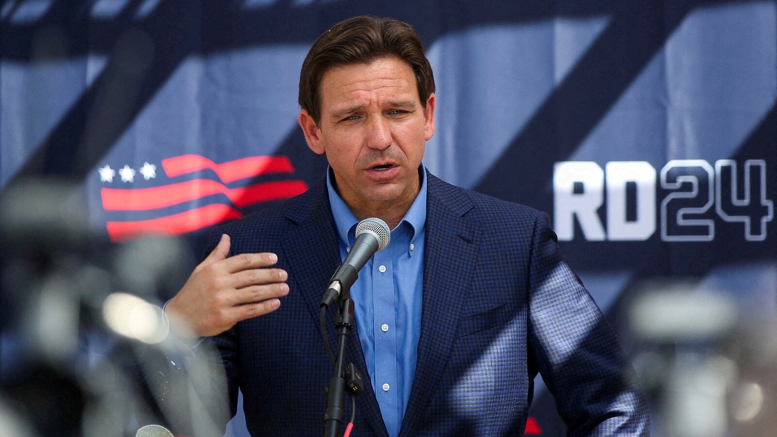 Florida Governor and Republican U.S. presidential candidate Ron DeSantis