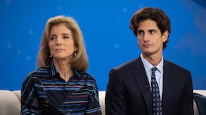 TODAY -- Pictured: Ambassador Caroline Kennedy and son Jack Schlossberg on Tuesday, September 19, 2023 -- (Photo by: Nathan Congleton/NBC via Getty Images)