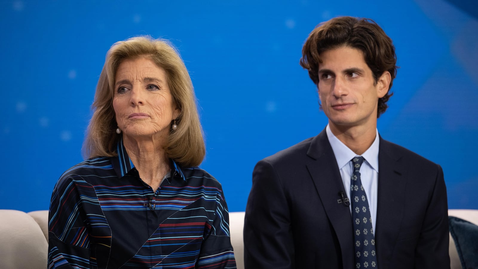 TODAY -- Pictured: Ambassador Caroline Kennedy and son Jack Schlossberg on Tuesday, September 19, 2023 -- (Photo by: Nathan Congleton/NBC via Getty Images)