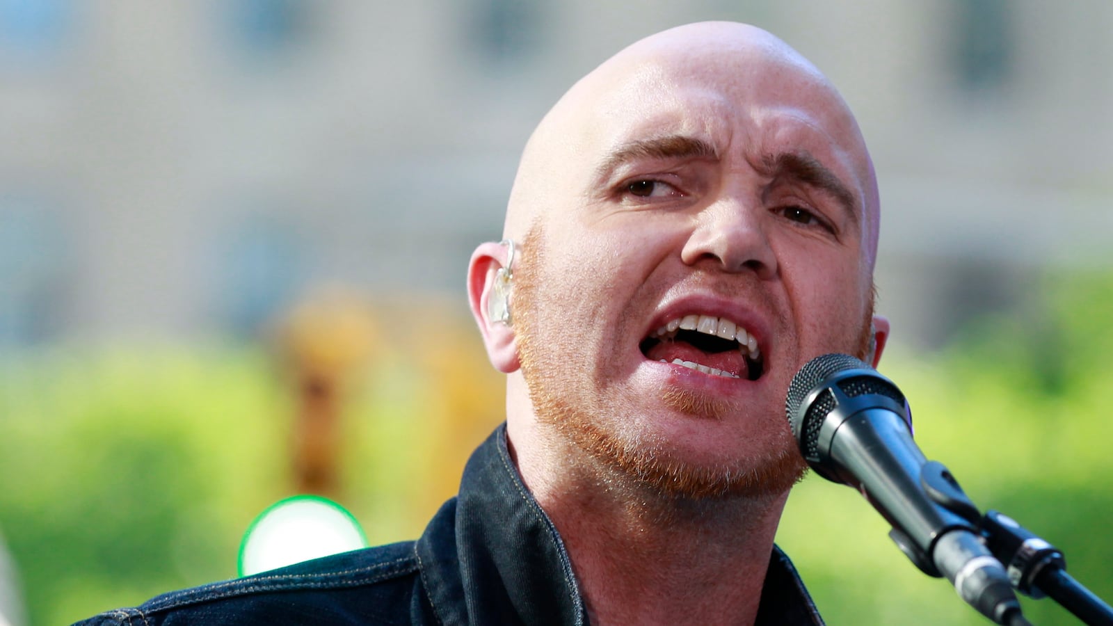 Irish musician Mark Sheehan of The Script performs on NBC's Today show in New York, May 21, 2010.