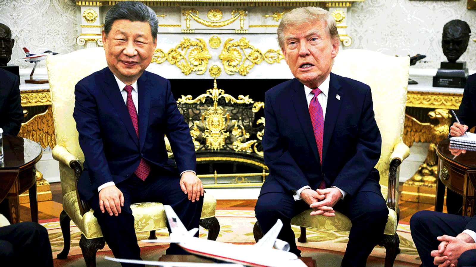 Xi Jinping and Donald Trump