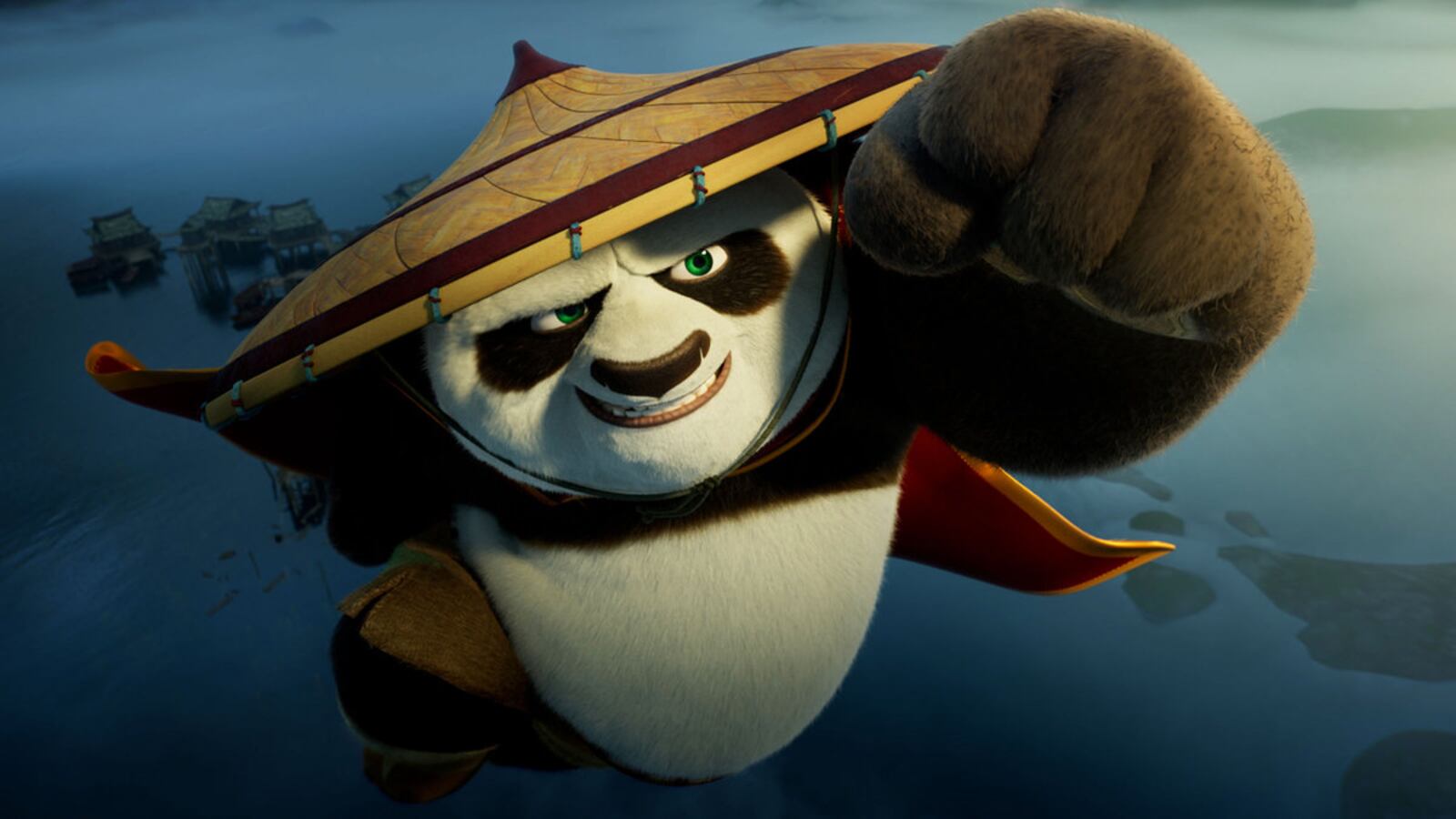 A photo including Kung Fu Panda in the film Kung Fu Panda 4