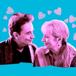A photo illustration of Meryl Streep and Martin Short in Only Murders In The Building.