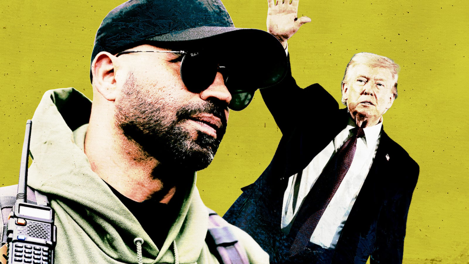 Enrique Tarrio and Donald Trump