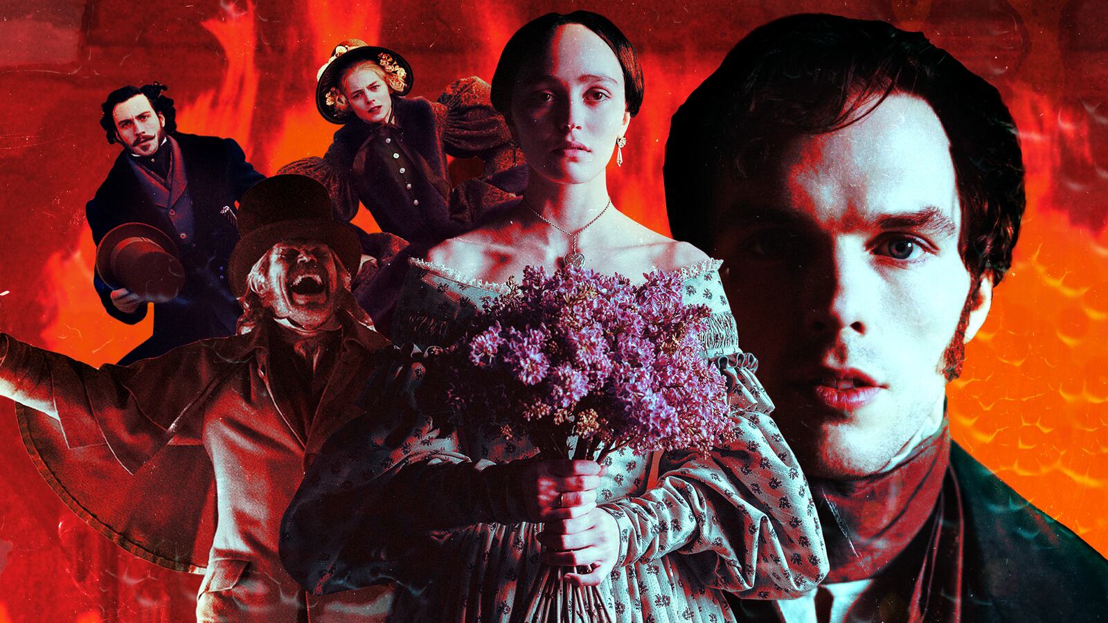 A photo illustration of Nosferatu.