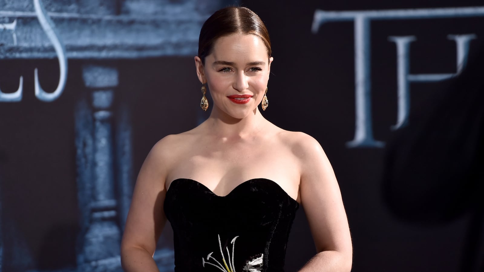 Actress Emilia Clarke attends the premiere of HBO's "Game Of Thrones" Season 6 at TCL Chinese Theatre on April 10, 2016 in Hollywood, California.
