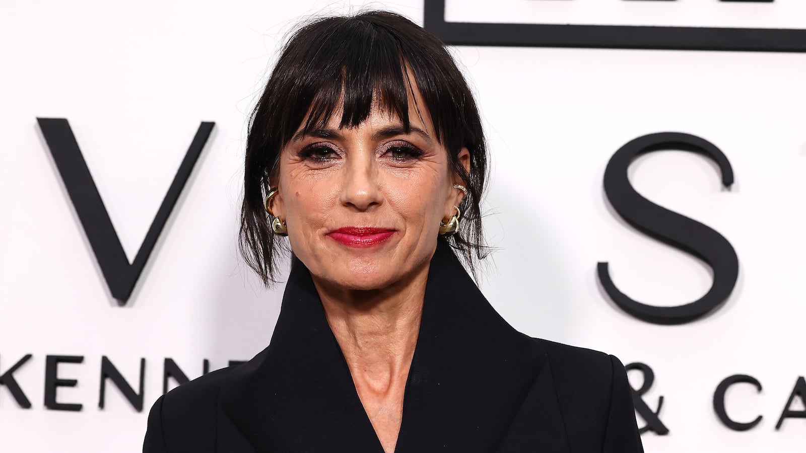 Constance Zimmer attends FX’s "Love Story: John F. Kennedy Jr. & Carolyn Bessette" FYC red carpet event at Metrograph on April 29, 2026.