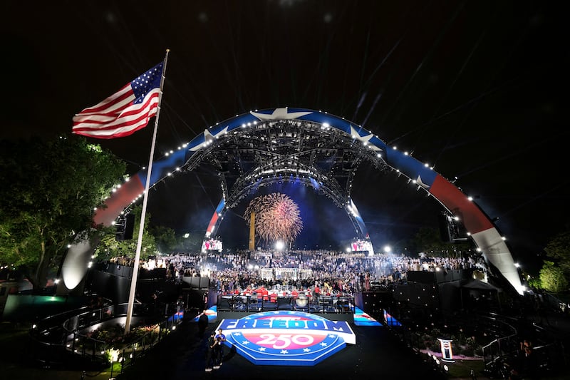 fireworks UFC