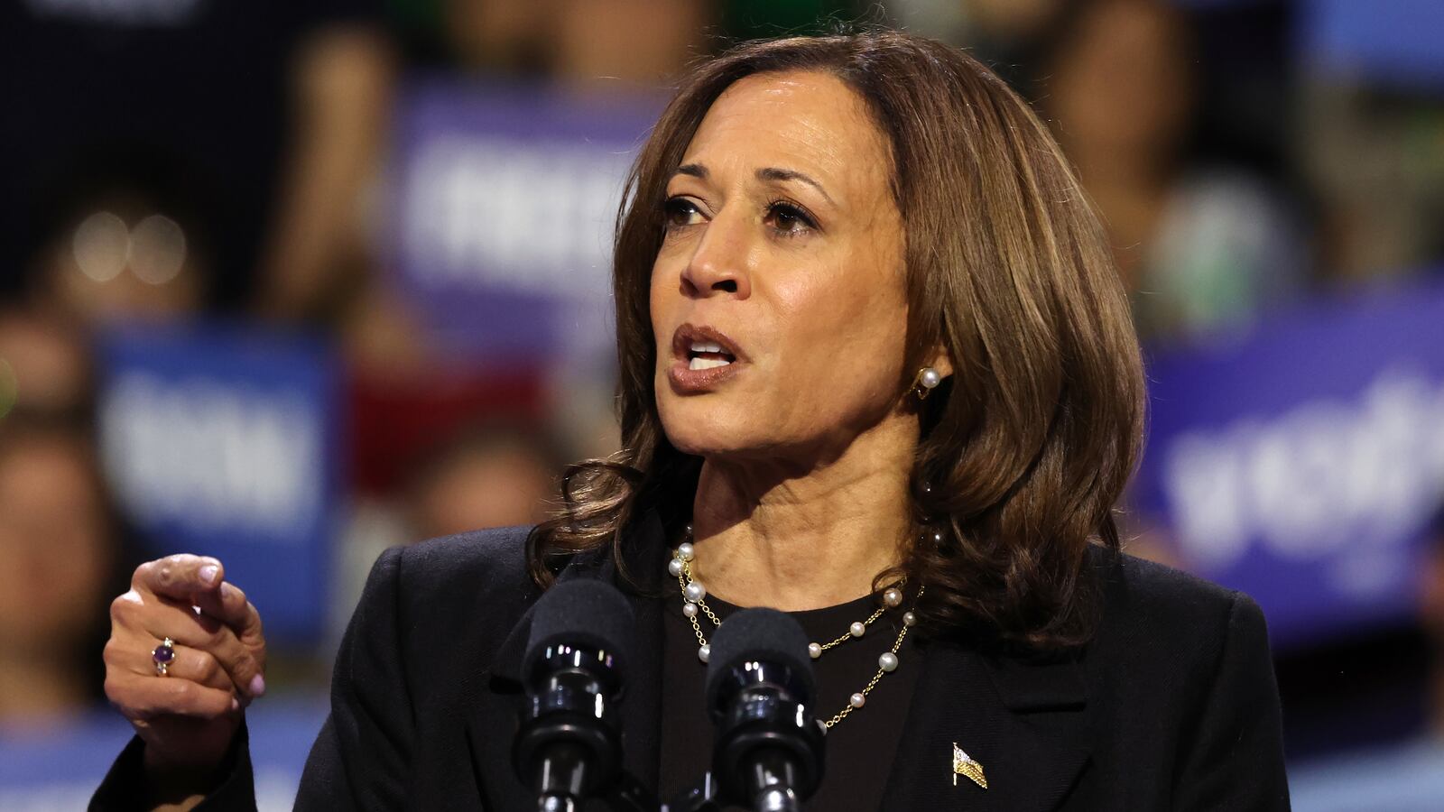 Democratic presidential nominee, Vice President Kamala Harris