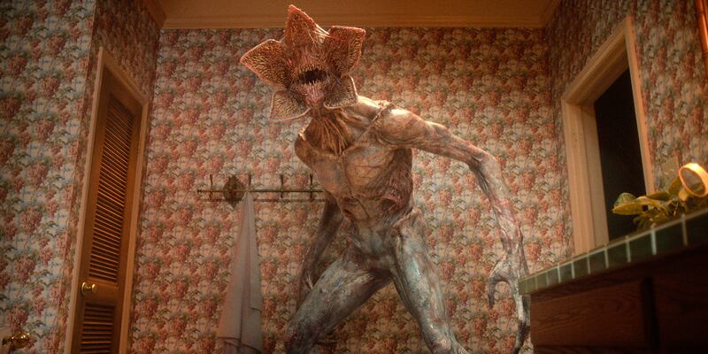 Demogorgon in Stranger Things.