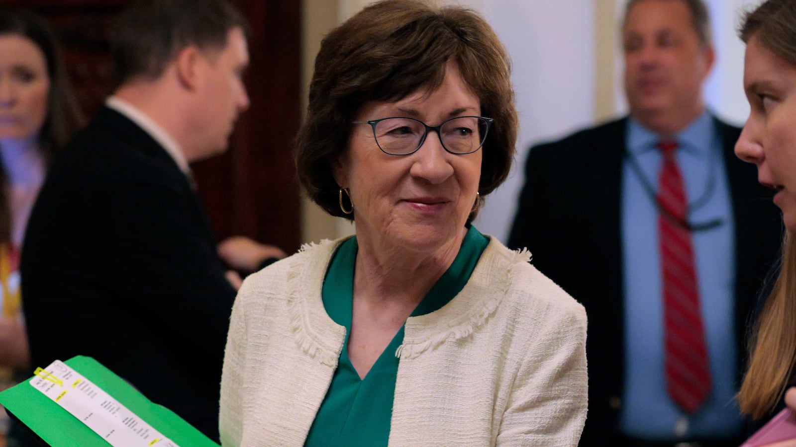 Sen. Susan Collins blasted Pres. Trump's attempt to cancel $5 billion in foreign aid through a pocket rescission without congressional approval as unlawful.