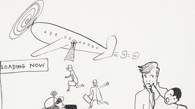 articles/2009/06/28/jackie-kennedys-jfk-cartoons/laster-jackie-kennedy-sketches-gallery-launch_thjgcc