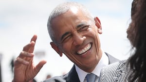 CHICAGO, ILLINOIS - JUNE 18: Former U.S. President Barack Obama attends the dedication ceremony for the opening of the Barack Obama Presidential Center in John Lewis Plaza on June 18, 2026 in Chicago, Illinois. Barack Obama served as the 44th president of the United States from 2009 to 2017 and was the first African American to hold the office. (Photo by Win McNamee/Getty Images)